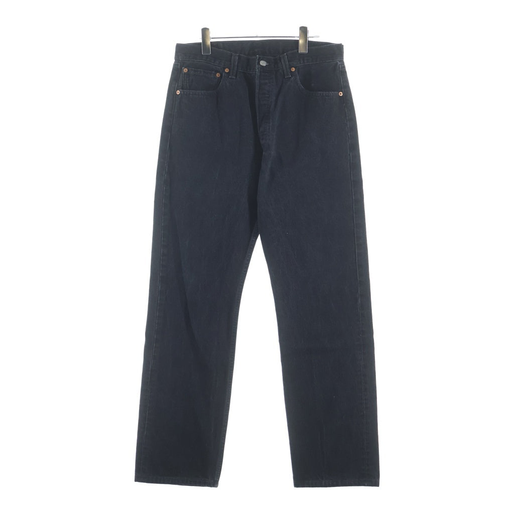 Levi's(リーバイス) 90S 501 後染め スモールe ボタン裏刻印553 デニムパンツ ブラック