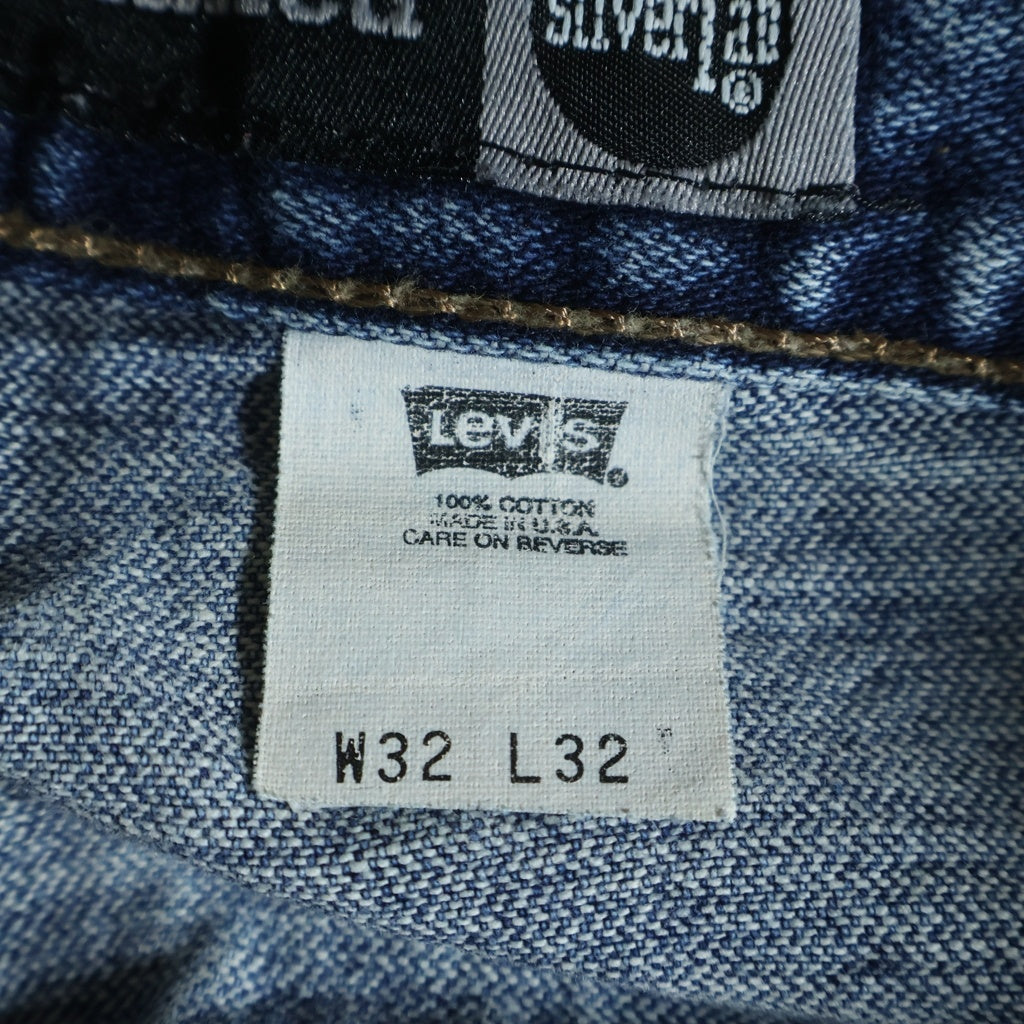 Levi's(リーバイス) 90S SILVER TAB STRAIGHT RELAXED シルバータブ ジップフライ デニムパンツ インディゴ