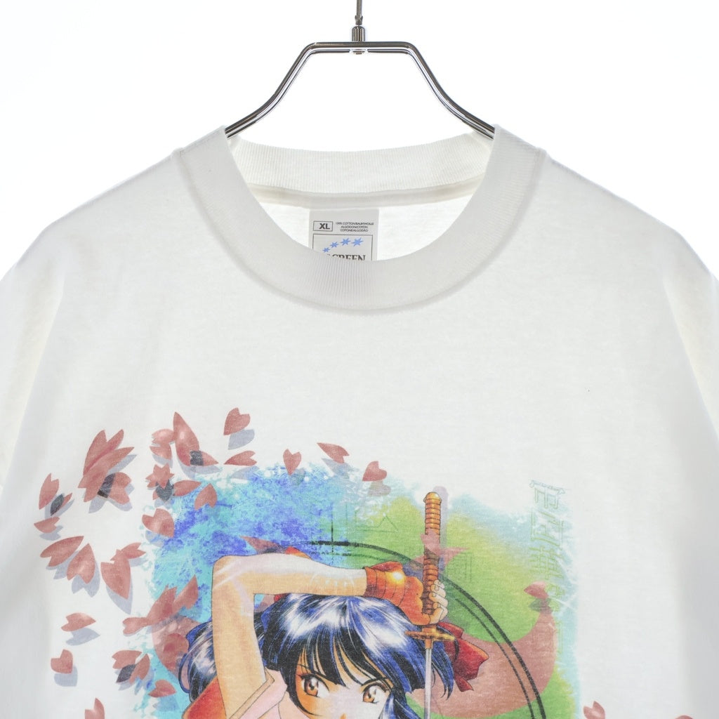 VINTAGE(ヴィンテージ) 00S SAKURA WARS PRINT TEE サクラ大戦 半袖カットソーTシャツ ホワイト