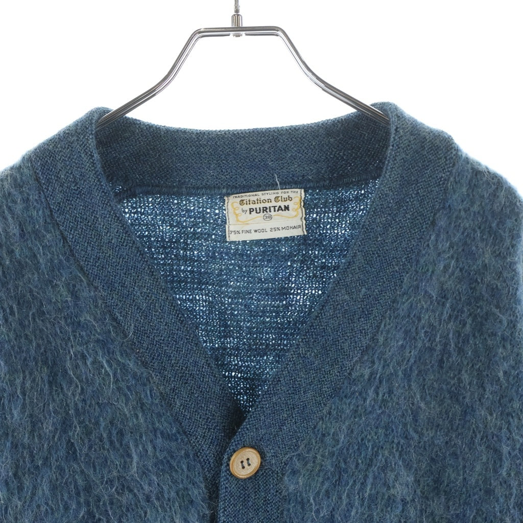 VINTAGE(ヴィンテージ) 60S PURITAN MOHAIR WOOL CARDIGANS モヘア混 カーディガン ブルー