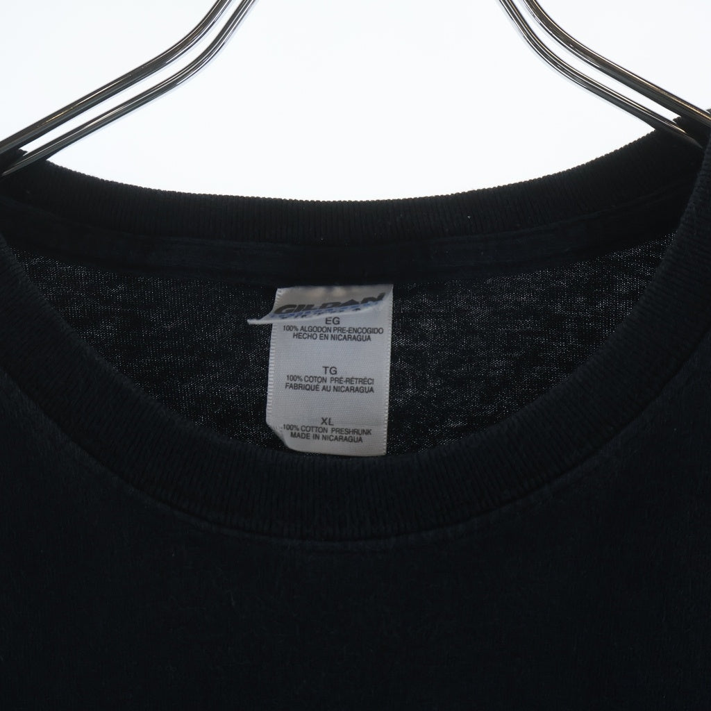 VINTAGE(ヴィンテージ) 00S SUNSHINES BAR & GRILL SKULL LOGO スカルロゴ 両面プリント 半袖Tシャツ カットソー ブラック