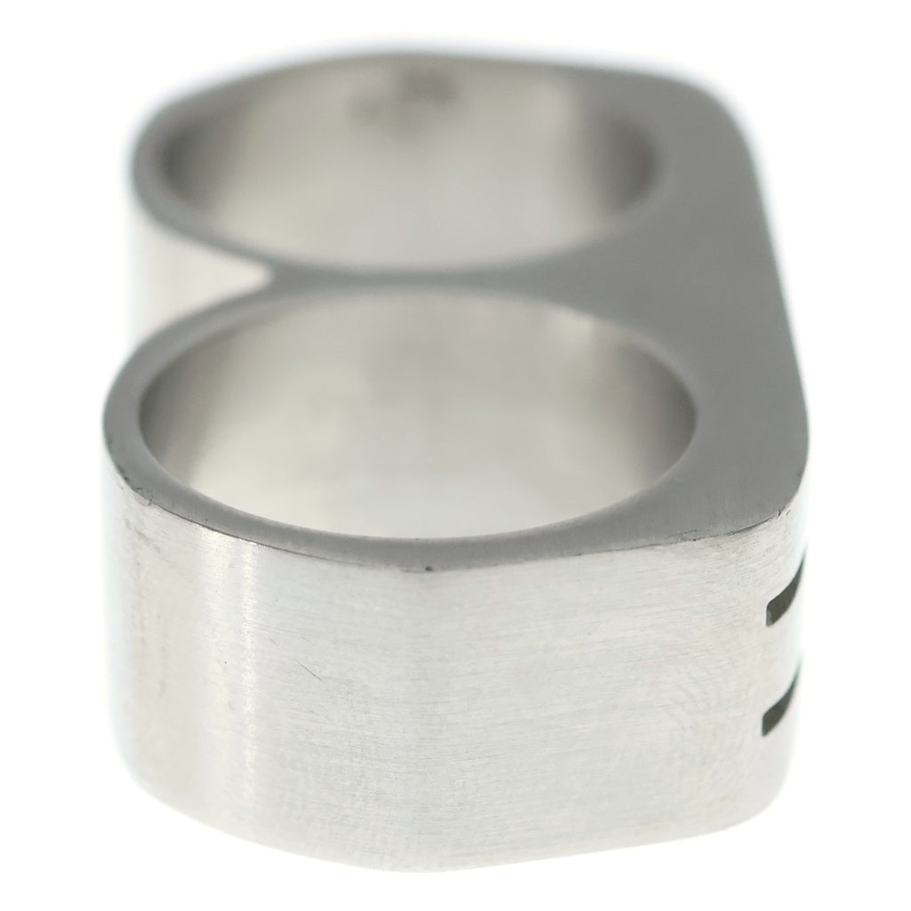 Rick Owens(リックオウエンス) 24SS LIDO DOUBLE GRILL RING PALLADIO ダブル グリル リング シルバー