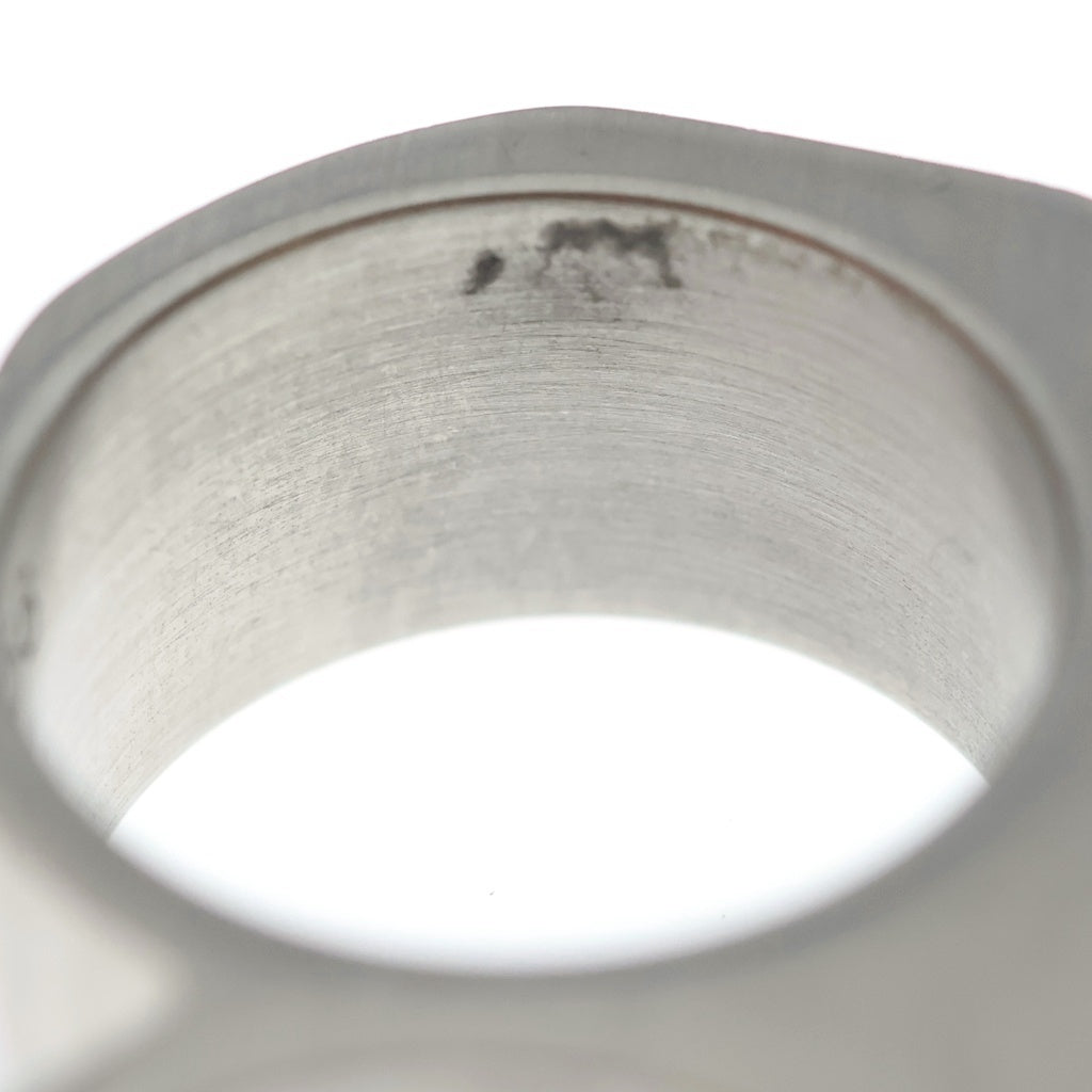 Rick Owens(リックオウエンス) 24SS LIDO DOUBLE GRILL RING PALLADIO ダブル グリル リング シルバー