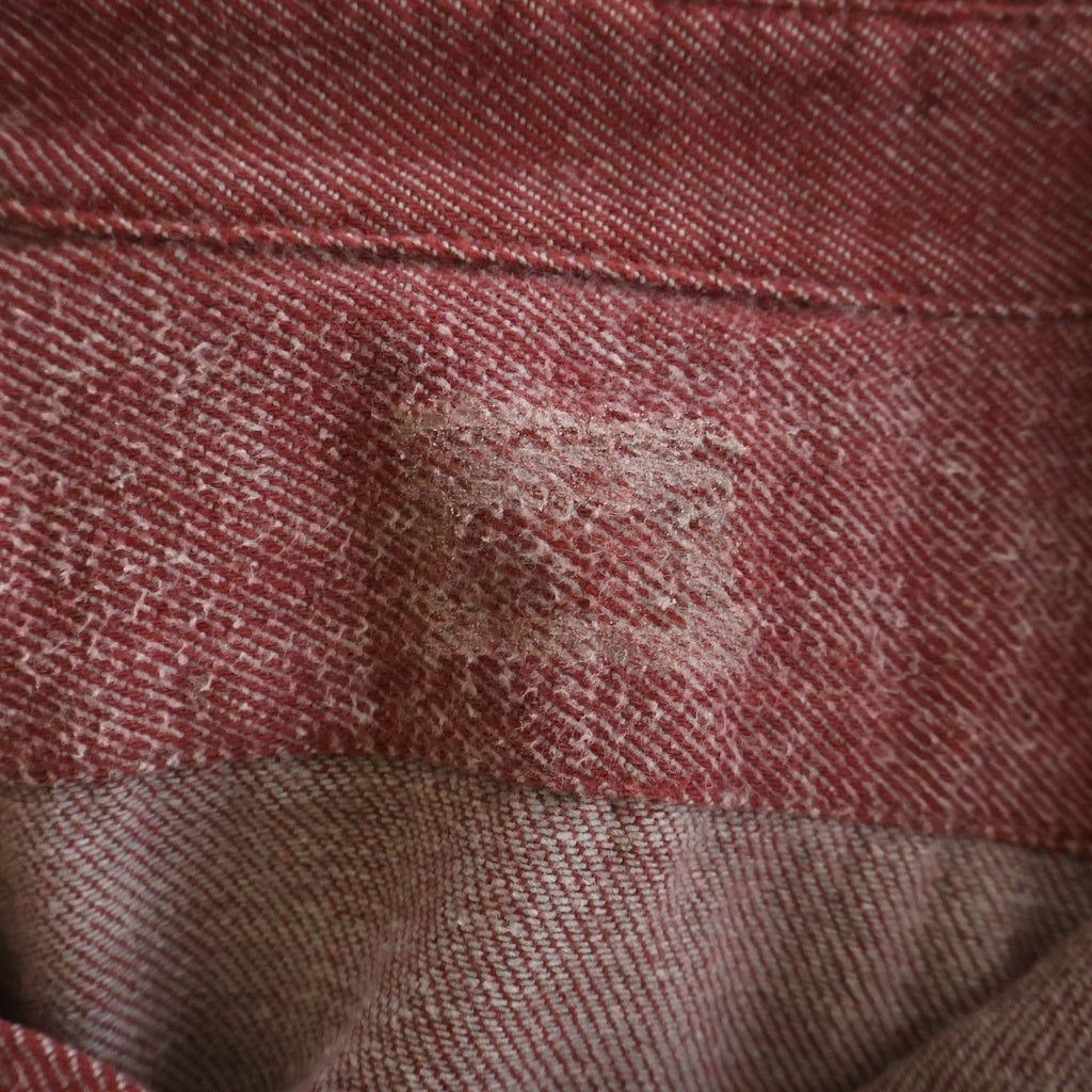 FIVE BROTHERS(ファイブブラザー) 60S 森タグ FLANNEL L/S SHIRT フランネル 長袖シャツ レッド