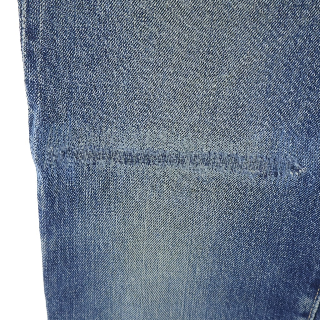 Levi's(リーバイス) 60S 501-501 ダブルネーム(BIG E 前期) 足長R ボタン裏刻印J Vステッチ 均等V コインポケット耳有り レインボーステッチ デニムパンツ インディゴ