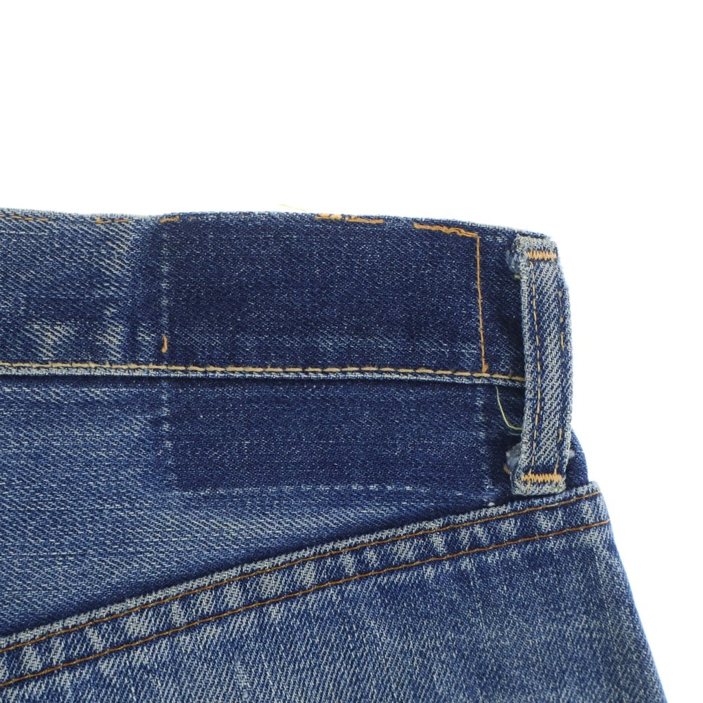 Levi's(リーバイス) 60S 501-501 ダブルネーム(BIG E 前期) 足長R ボタン裏刻印J Vステッチ 均等V コインポケット耳有り レインボーステッチ デニムパンツ インディゴ