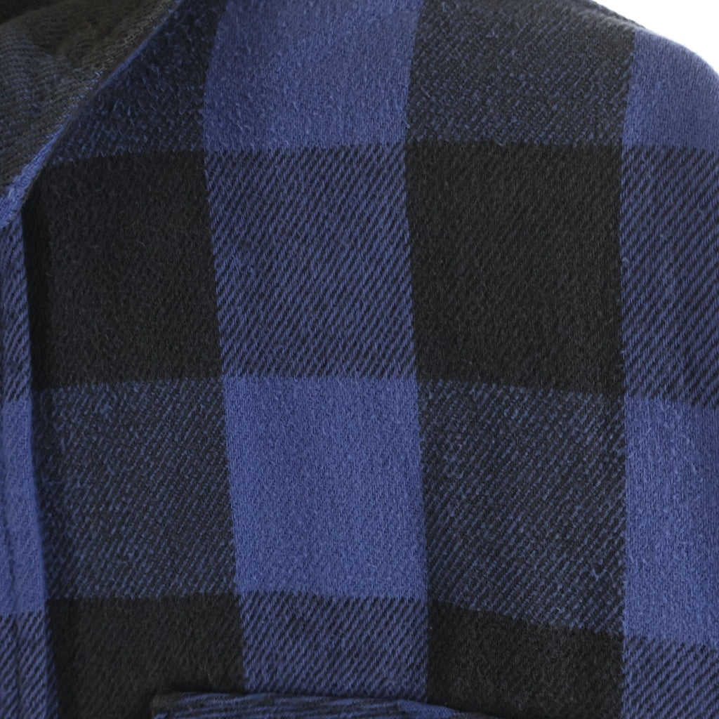 FIVE BROTHERS(ファイブブラザー) 90S FLANNEL CHECK L/S SHIRT フランネルチェック長袖シャツ ブラック/ブルー