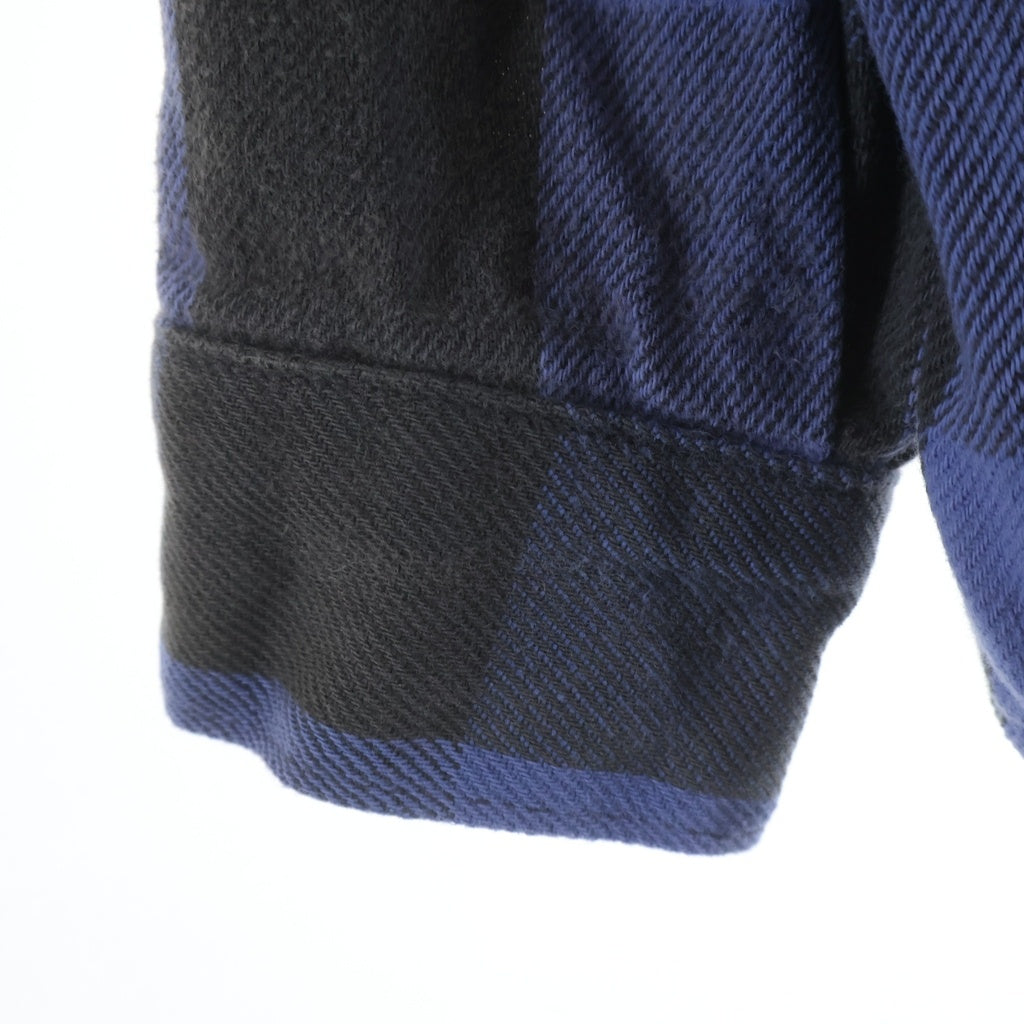 FIVE BROTHERS(ファイブブラザー) 90S FLANNEL CHECK L/S SHIRT フランネルチェック長袖シャツ ブラック/ブルー