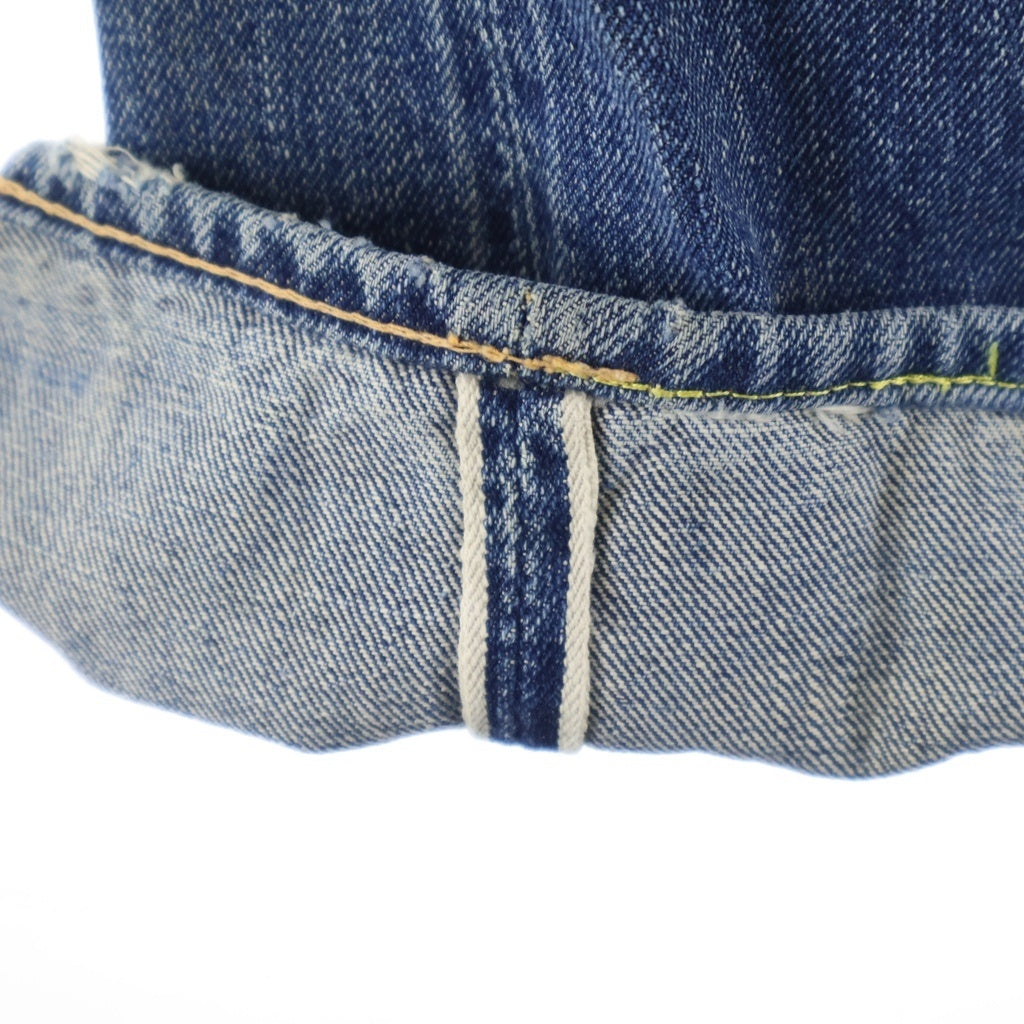 Levi's(リーバイス) 50S 501XX 53MODEL ギャラ入り 過渡期 BIG E ボタン裏無刻印 リベット裏11 隠しリベット オフセット Vステッチ 足長R 両面タブ デニムパンツ インディゴ