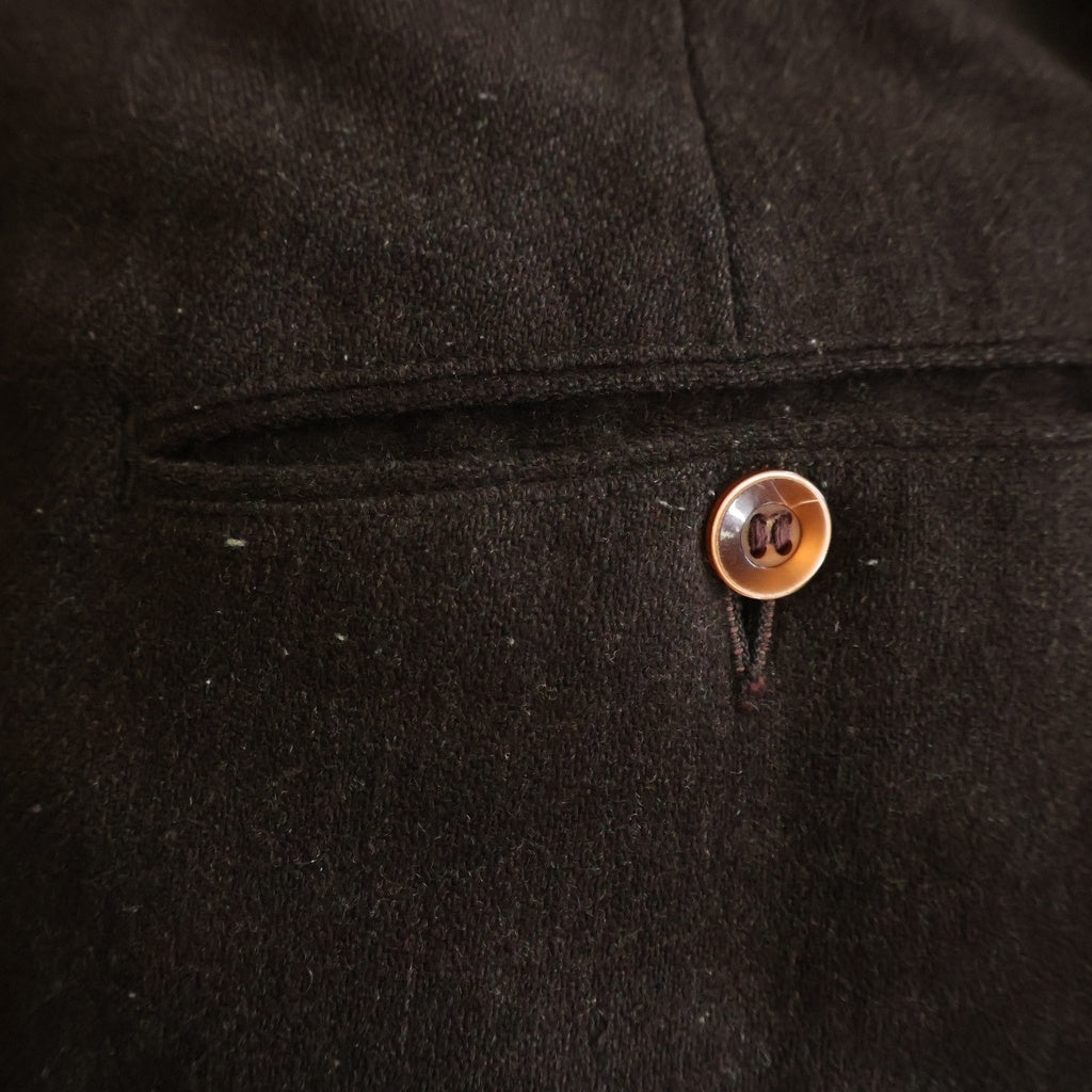 VINTAGE(ヴィンテージ) 50-60S WOOL SLACKS 片爪TALON ZIP ウールスラックスパンツ ブラウン
