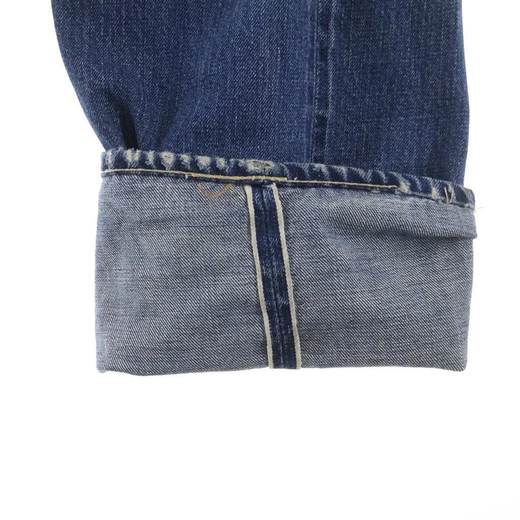 Levi's(リーバイス) 60-70S 501 BIG E 後期 並行ステッチ レインボーステッチ ボタン裏刻印6 足長R デニム パンツ インディゴ