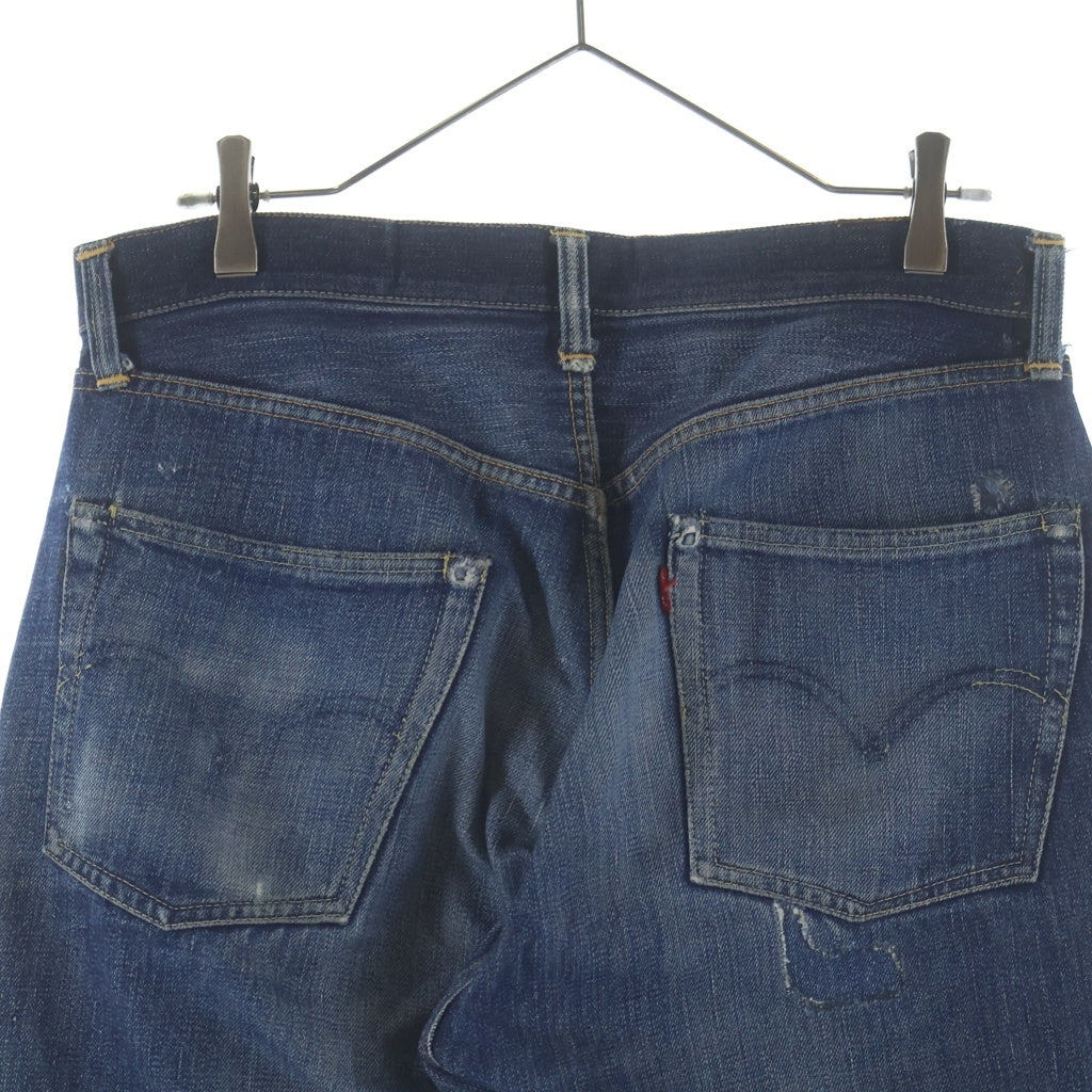 Levi's(リーバイス) 40-50S 501XX 47モデル後期 BIG E 革パッチ 片面タブ Vステッチ レインボーステッチ 通常R デニム パンツ インディゴ