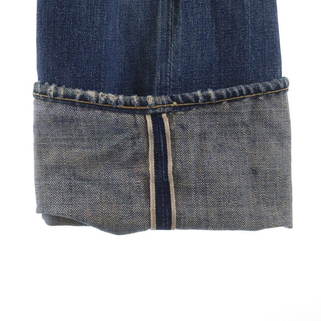 Levi's(リーバイス) 40-50S 501XX 47モデル後期 BIG E 革パッチ 片面タブ Vステッチ レインボーステッチ 通常R デニム パンツ インディゴ