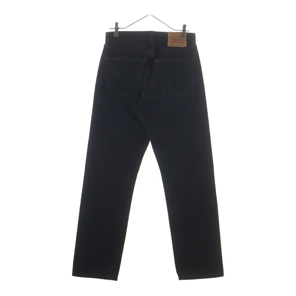 Levi's(リーバイス) 90S FOR WOMEN 後染め ボタン裏刻印544 レジスターR デニム パンツ ブラック