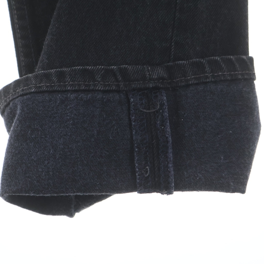 Levi's(リーバイス) 90S FOR WOMEN 後染め ボタン裏刻印544 レジスターR デニム パンツ ブラック