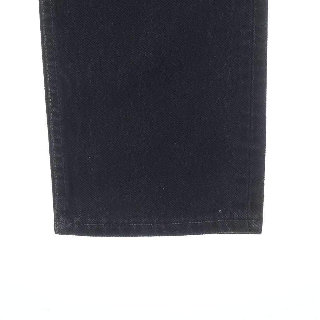 Levi's(リーバイス) 90S FOR WOMEN 後染め ボタン裏刻印544 レジスターR デニム パンツ ブラック