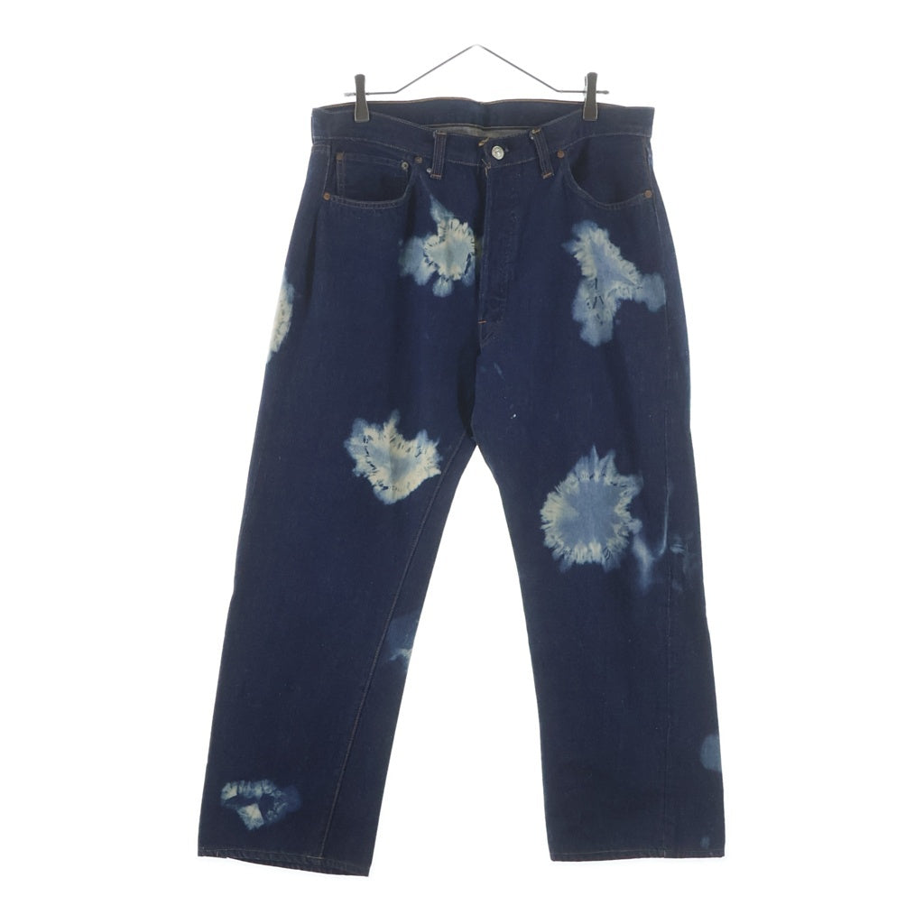 Levi's(リーバイス) 60-70S BIG E 後期 並行ステッチ 足長R ボタン裏刻印6 ブリーチ デニム インディゴ