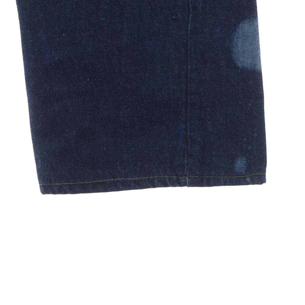 Levi's(リーバイス) 60-70S BIG E 後期 並行ステッチ 足長R ボタン裏刻印6 ブリーチ デニム インディゴ