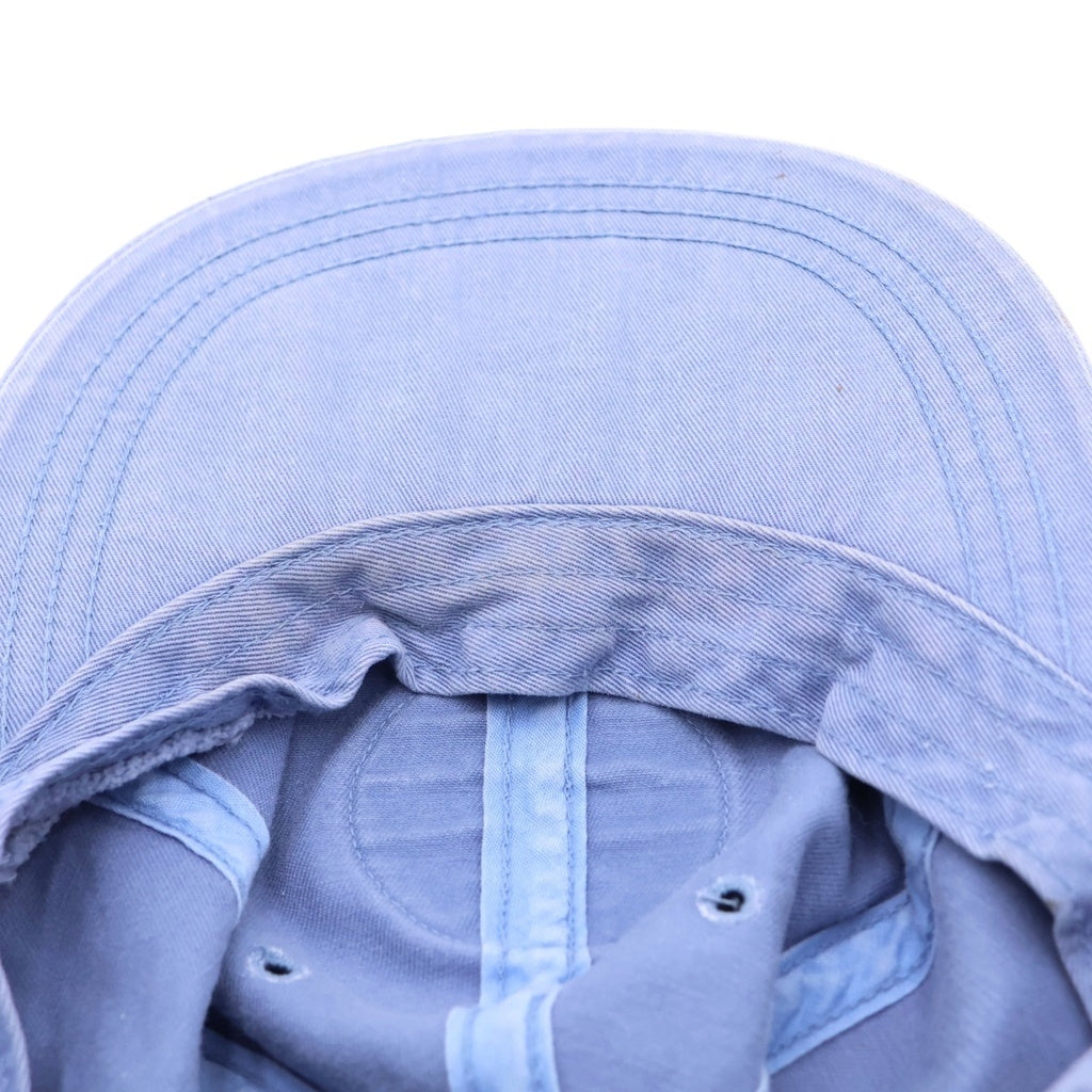 POLO RALPH LAUREN(ポロラルフローレン) 80-90S ESTABLISHED 1967 SUMMER FLORIDA SWORDFISH CAP USA製 メカジキ ワッペン コットン ベースボールキャップ ブルー