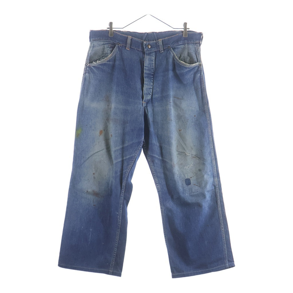 VINTAGE(ヴィンテージ) 30-40S PAINTER DENIM PANTS 剥き出しリベット オフセット ペインター デニム パンツ インディゴ