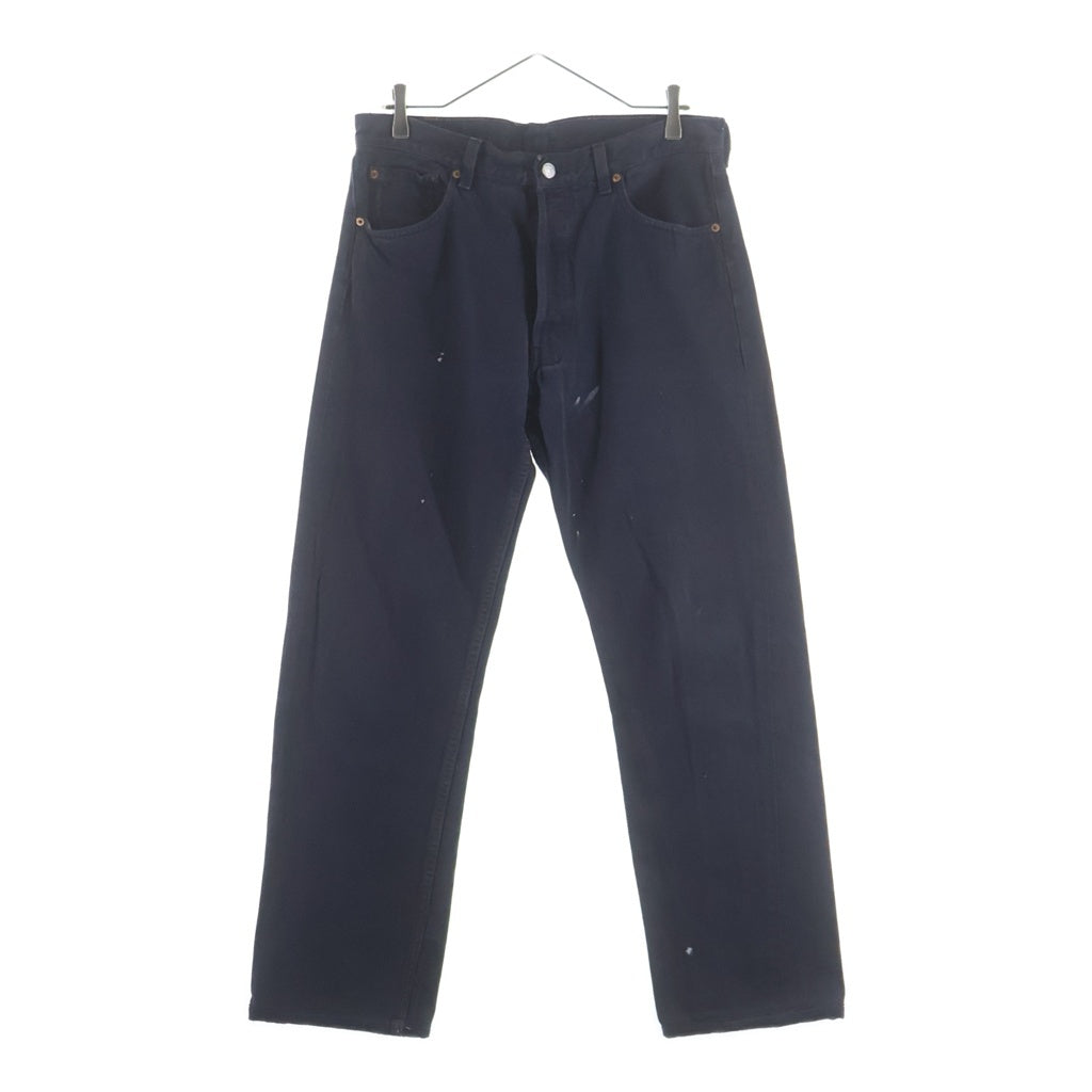 Levi's(リーバイス) 90S 501 後染め USA製 ボタン裏刻印552 スモールe デニムパンツ ブラック