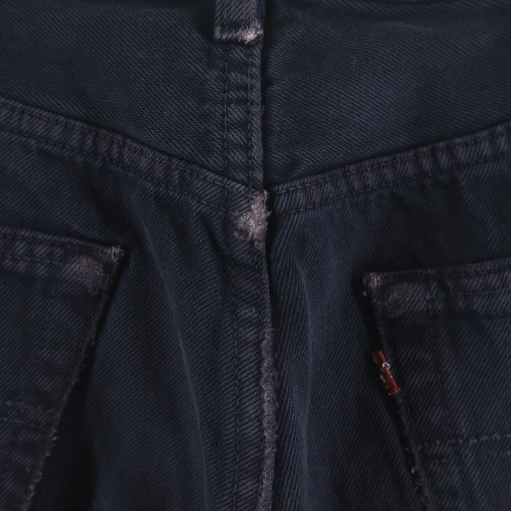 Levi's(リーバイス) 90S 501 後染め USA製 ボタン裏刻印552 スモールe デニムパンツ ブラック