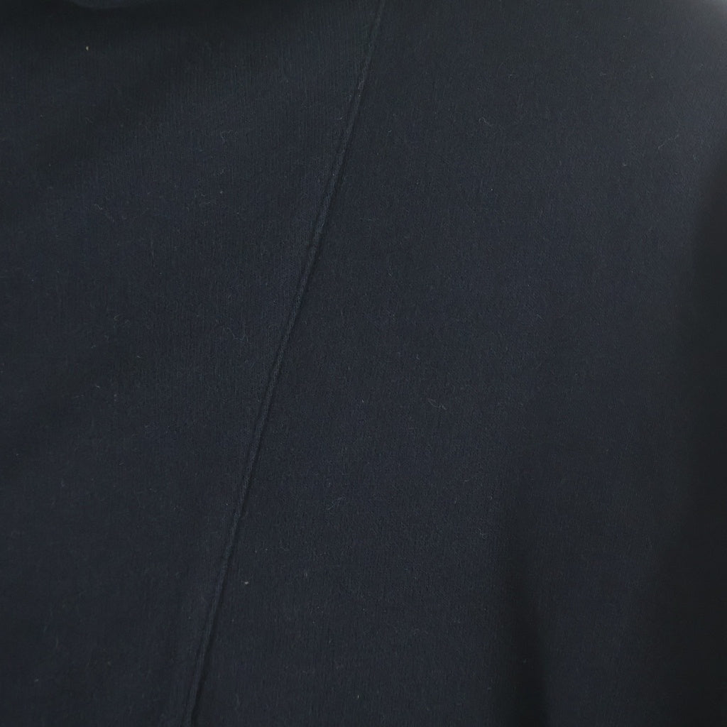 DRIES VAN NOTEN(ドリスヴァンノッテン) 00S KNIT SLEEVE SWITCHING HOODIE 袖ニット切替 フーディー ブラック