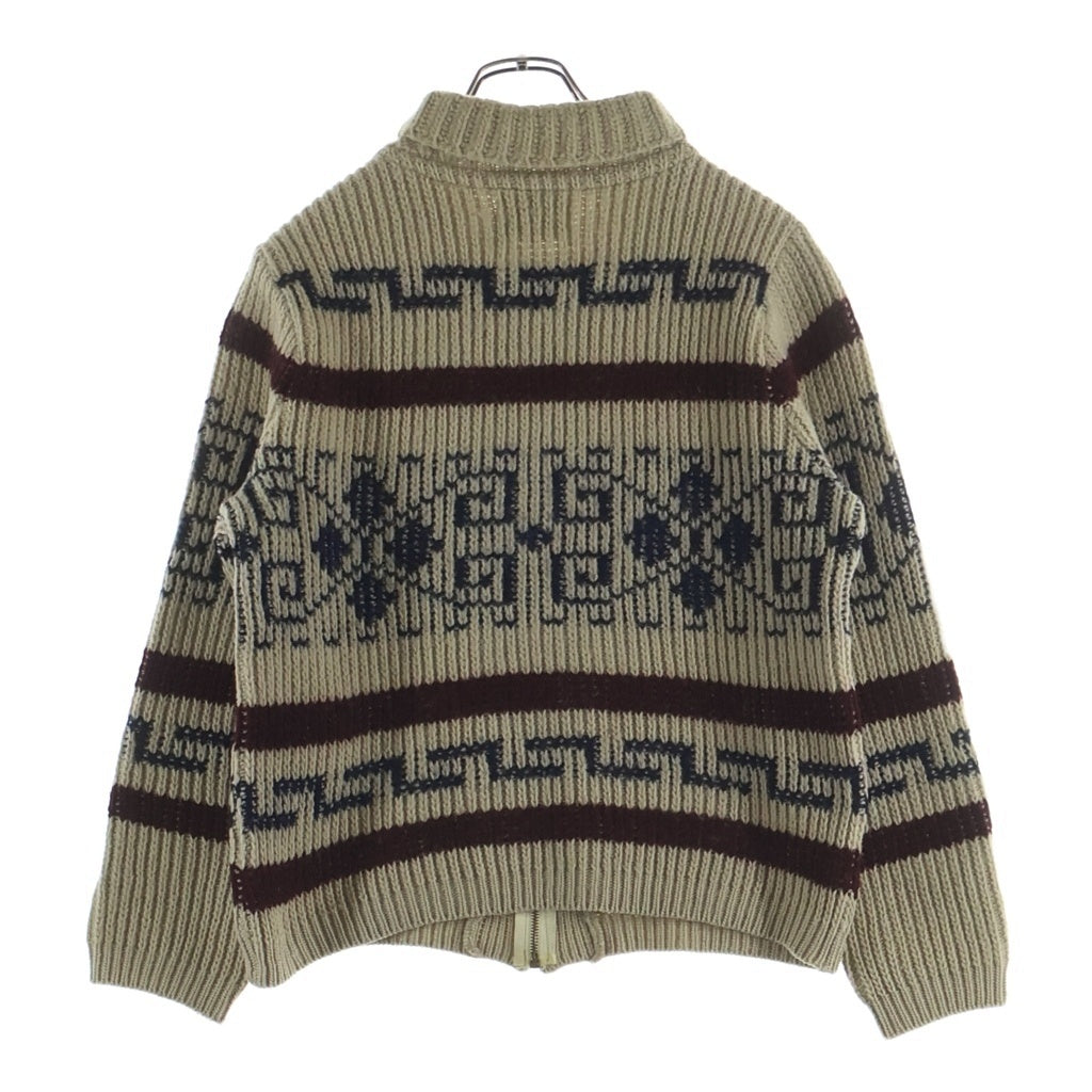 PENDLETON(ペンドルトン) 70-80S COWICHAN KNIT SWEATER カウチンニット ベージュ/レッド/ブルー