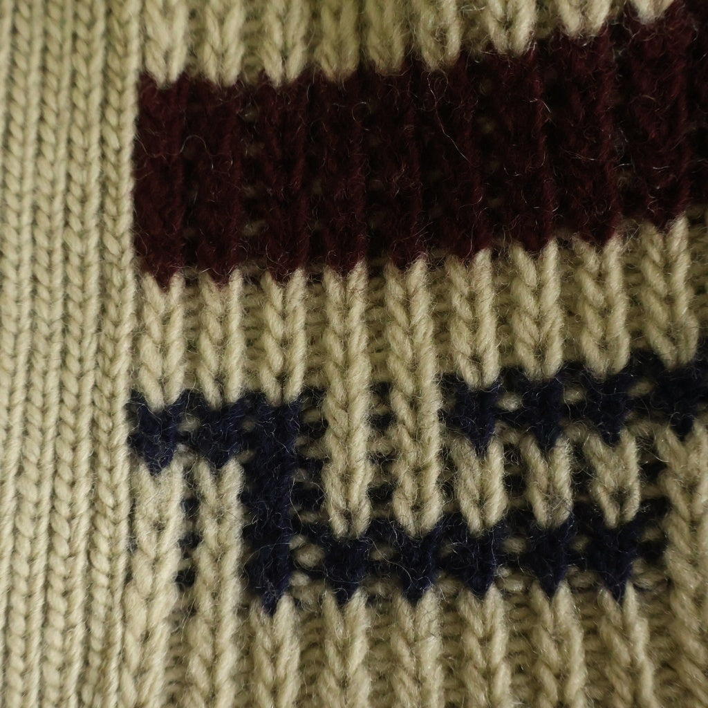 PENDLETON(ペンドルトン) 70-80S COWICHAN KNIT SWEATER カウチンニット ベージュ/レッド/ブルー