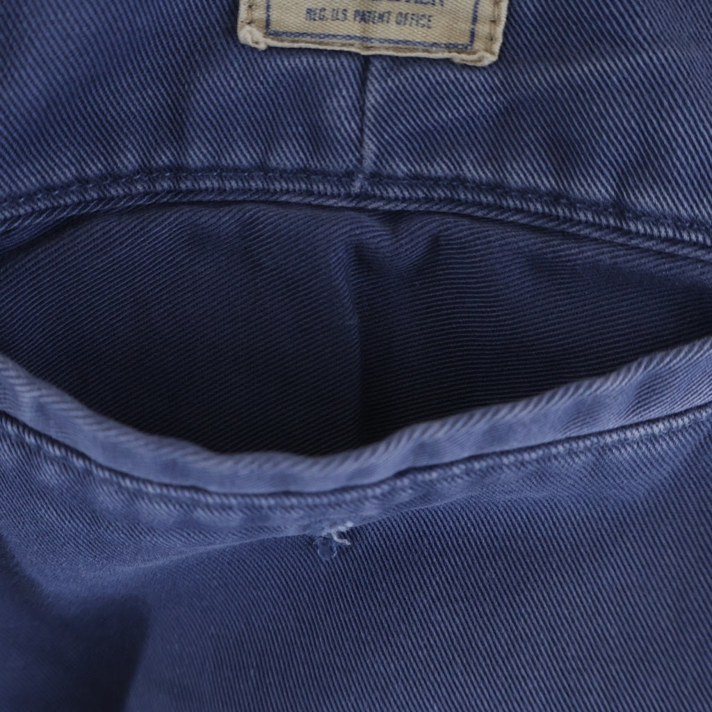 POLO RALPH LAUREN(ポロラルフローレン) 90S 2 TUCK CHINO PANTS USA製 コットン チノ パンツ ブルー