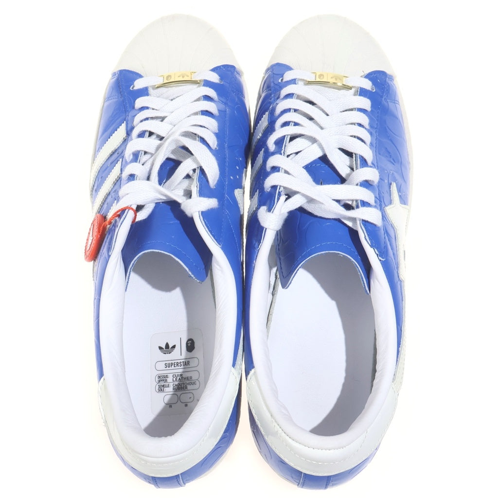 adidas(アディダス) ×A BATHING APE SUPERSTAR V BAPE アベイジング エイプ スーパースターローカットスニーカー JR2702