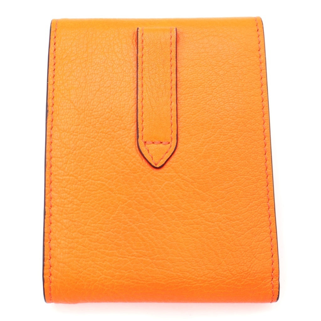 Maison Margiela(メゾンマルジェラ) BIFOLD WALLET 二つ折り財布 4ステッチ ミニ財布 小銭入れ オレンジ SA1UI0014 レディース