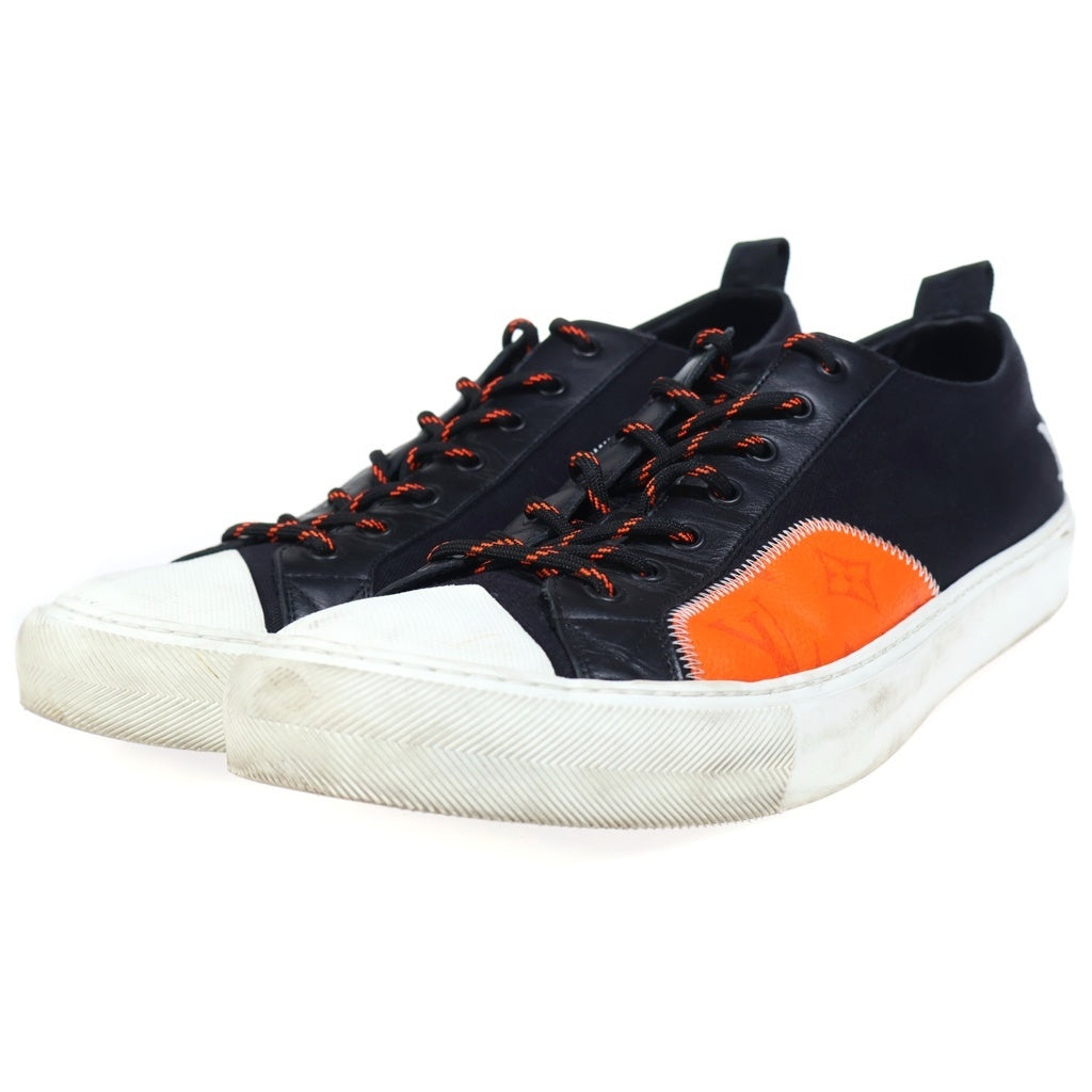 LOUIS VUITTON(ルイヴィトン) Tattoo Sneaker ローカット スニーカー ブラック/オレンジ/ホワイト GO 0220