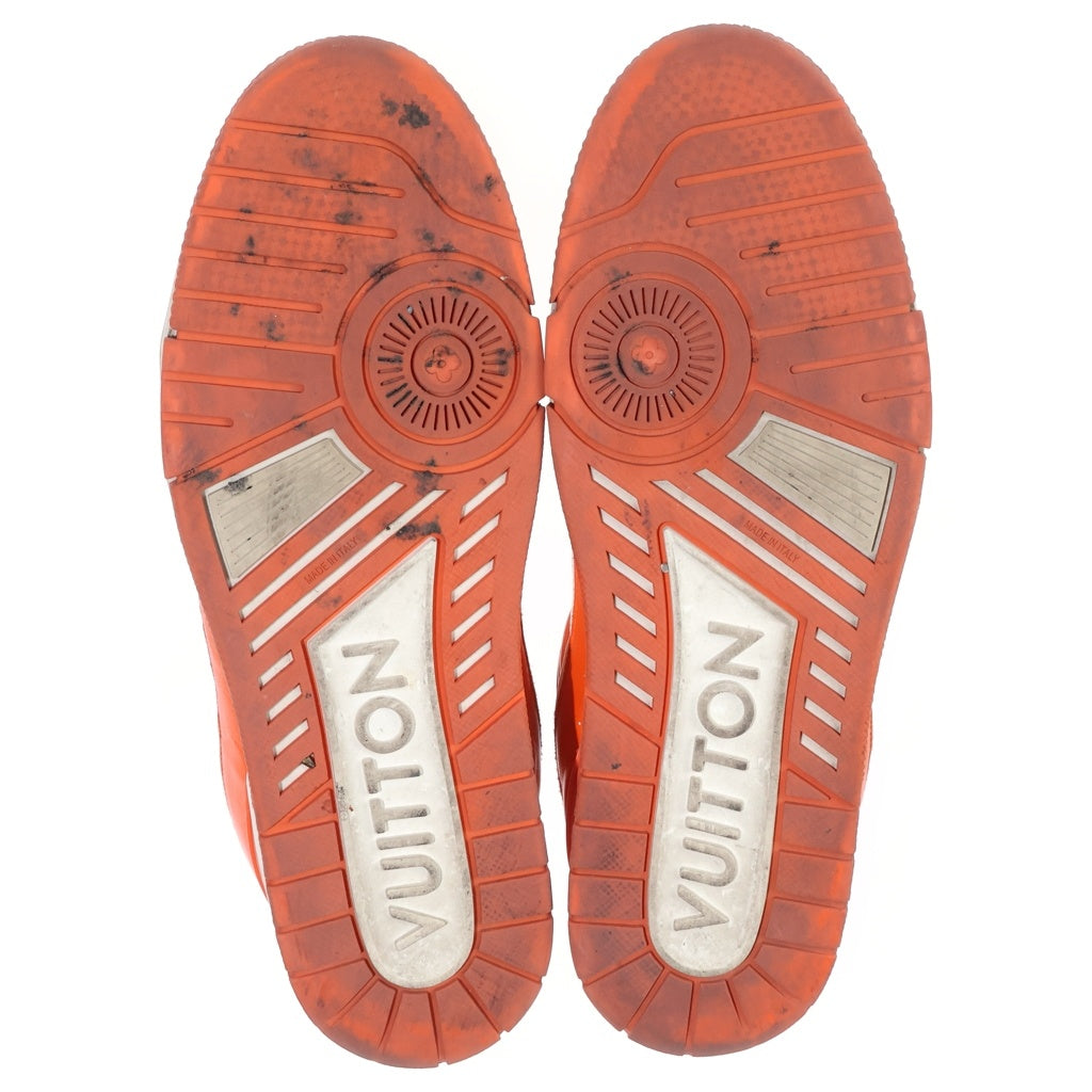 LOUIS VUITTON(ルイヴィトン) Monogram Trainers LV トレーナー ローカット スニーカー オレンジ/ホワイト FD 0240