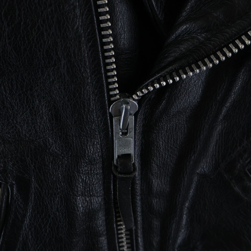 NO BRAND(ノーブランド) 80-90s vintage Protech DOUBLE RIDERS LEATHER JACKET ダブルライダースジャケット ブラック