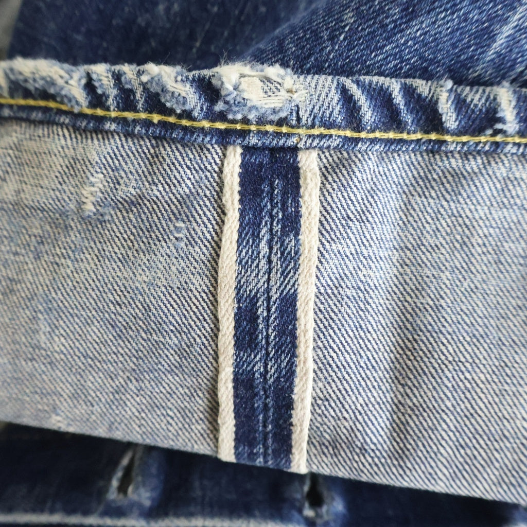 Levi's(リーバイス) 60S BIG E 後期 並行ステッチ ボタン裏刻印8 足長R デニムパンツ インディゴ