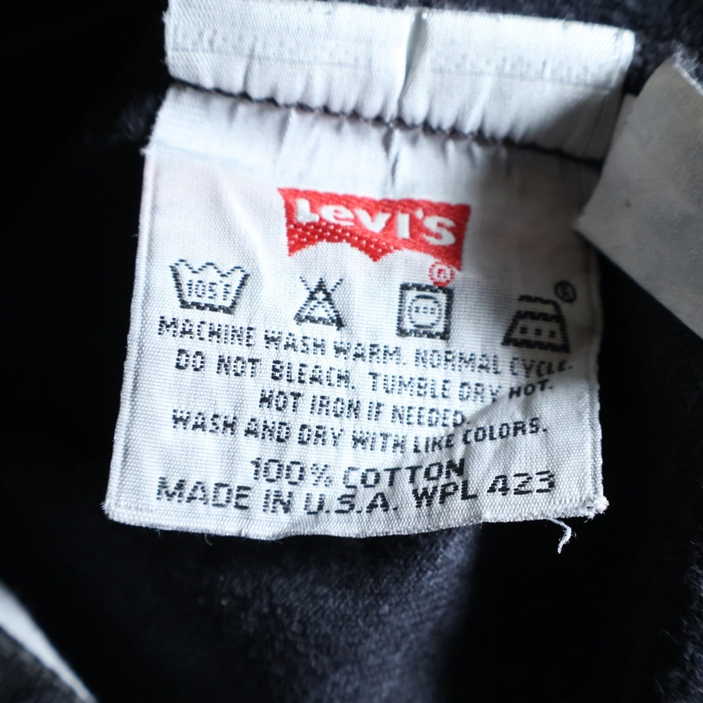 Levi's(リーバイス) 90s VINTAGE 501 後染め レジスターR ボタン裏刻印653 デニムパンツ ブラック