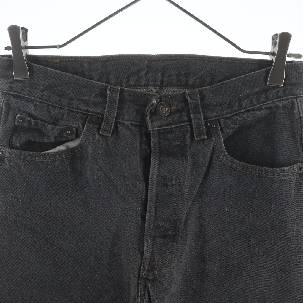 Levi's(リーバイス) 90S 先染め スモールe ボタン裏刻印653 デニムパンツ ブラック