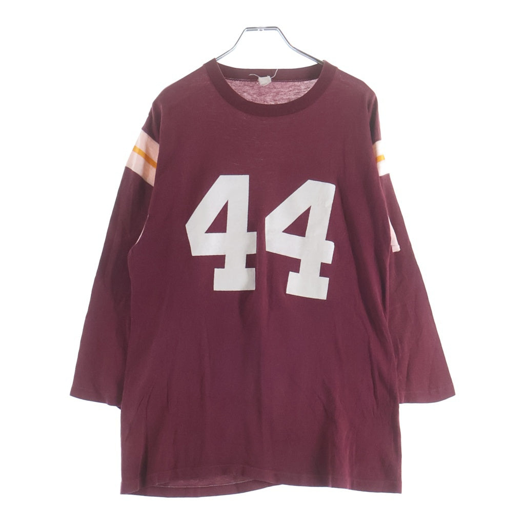 VINTAGE(ヴィンテージ) 60-70S 44 NUMBERING L/S ナンバリング 長袖 カットソー バーガンディ