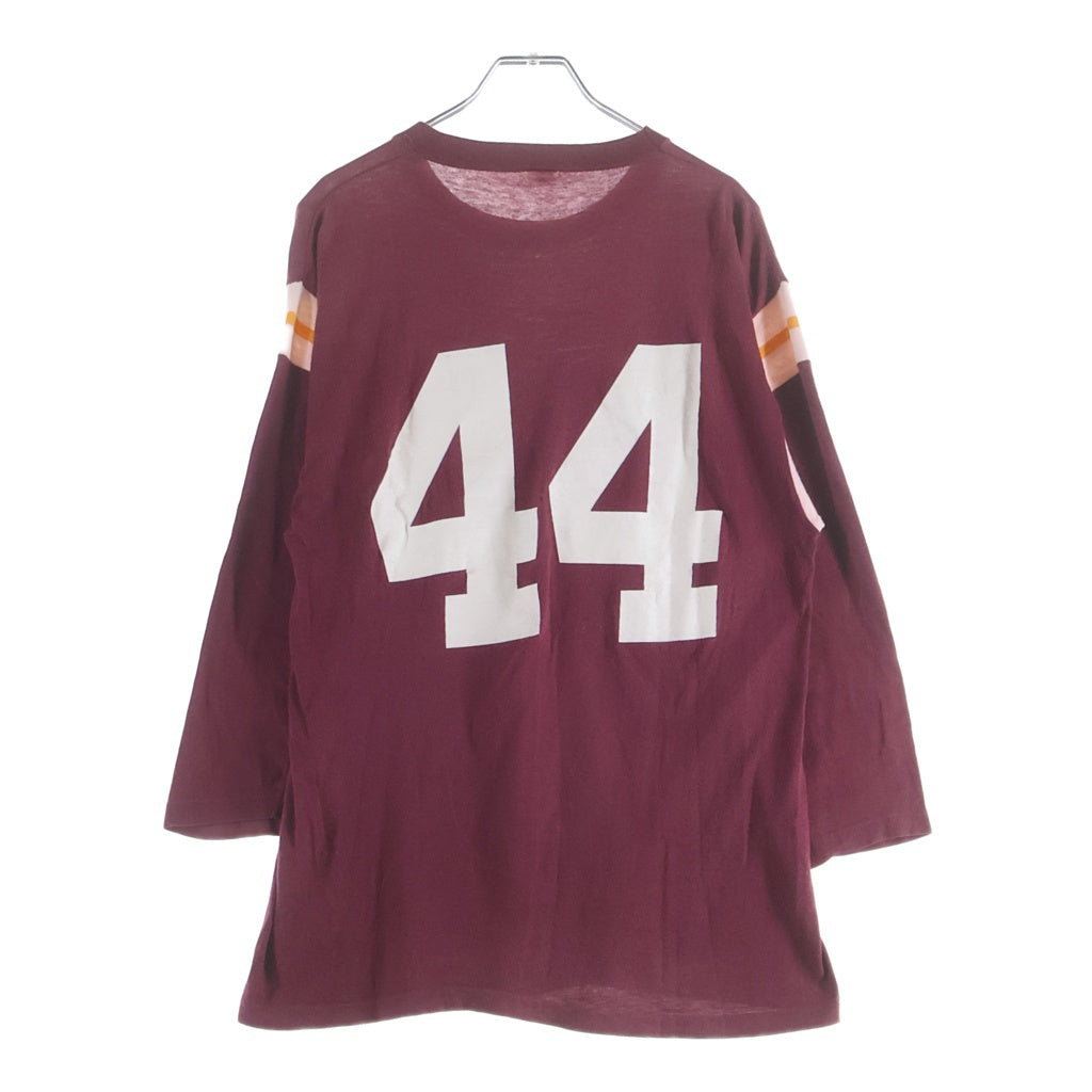 VINTAGE(ヴィンテージ) 60-70S 44 NUMBERING L/S ナンバリング 長袖 カットソー バーガンディ