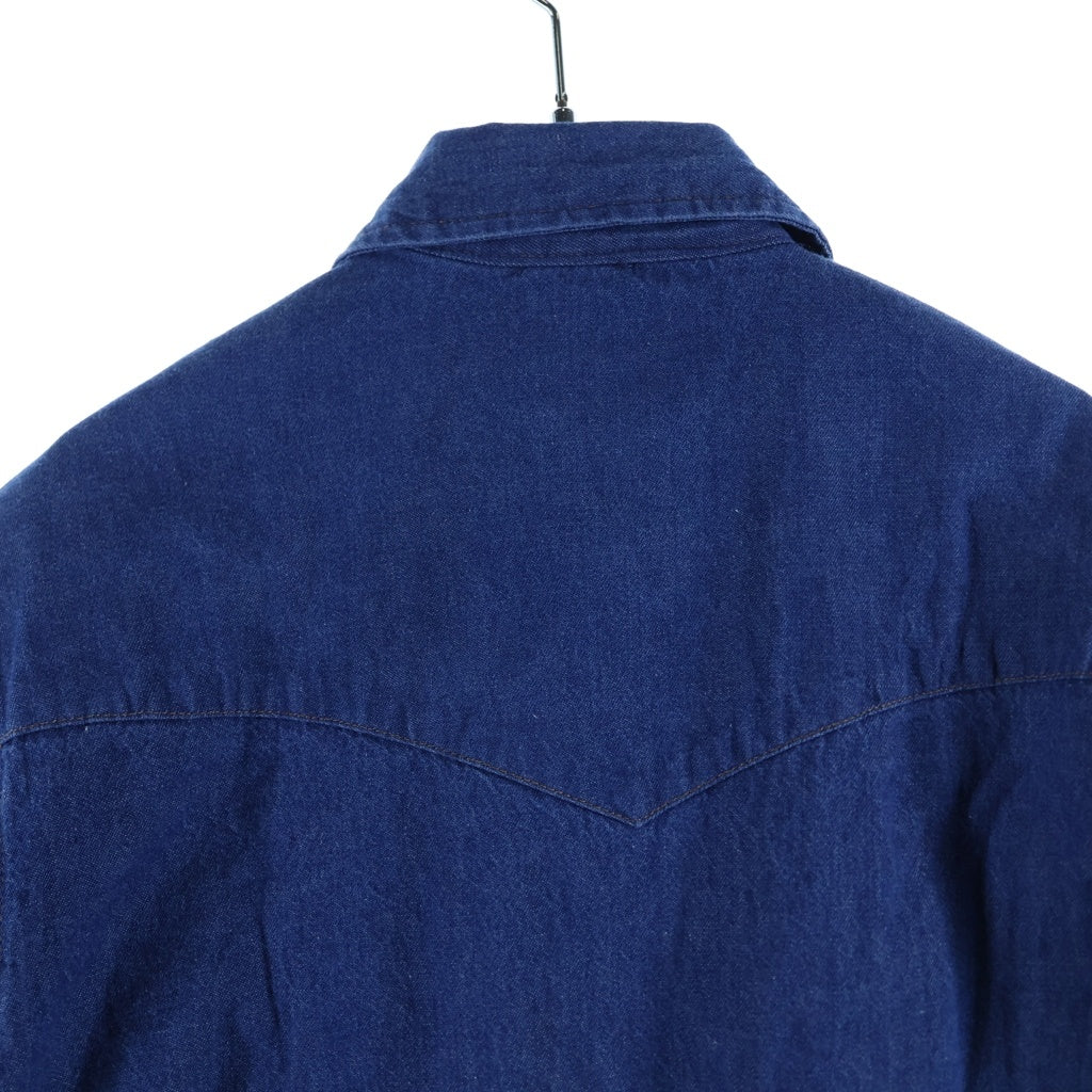 Wrangler(ラングラー) WESTERN WORK L/S SHIRT ウエスタン ワーク 長袖シャツ インディゴ 70127MW