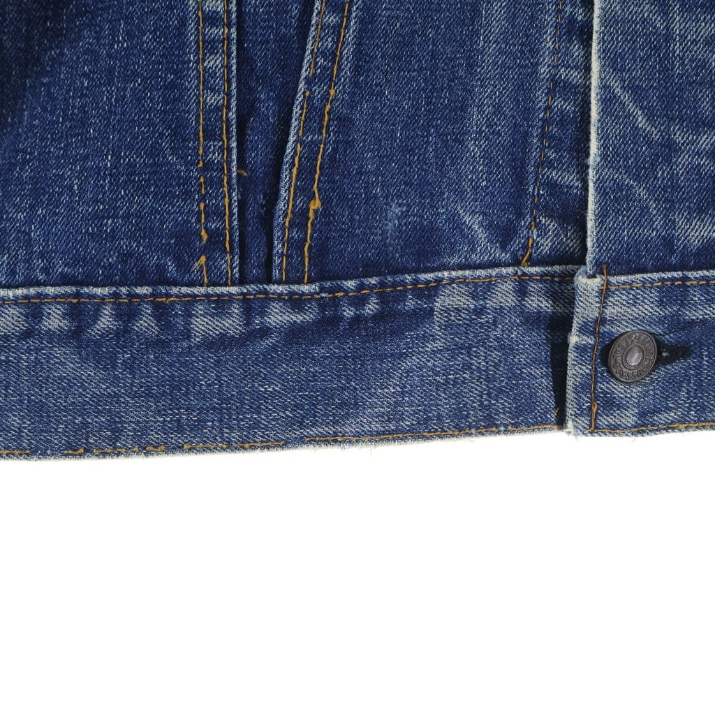 Levi's(リーバイス) 60-70S 70505 4th 557 3rd型 過渡期 両面BIG E 不均等V ボタン裏521 デニムジャケット インディゴ
