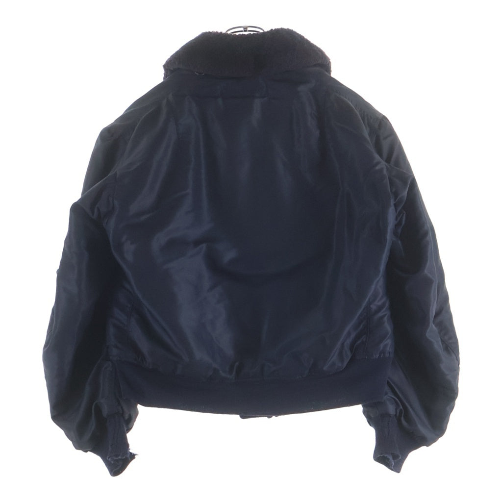 VINTAGE(ヴィンテージ) 50S USAF B-15C FLIGHT JACKET CROWN ZIP 襟ボア フライトジャケット ネイビー