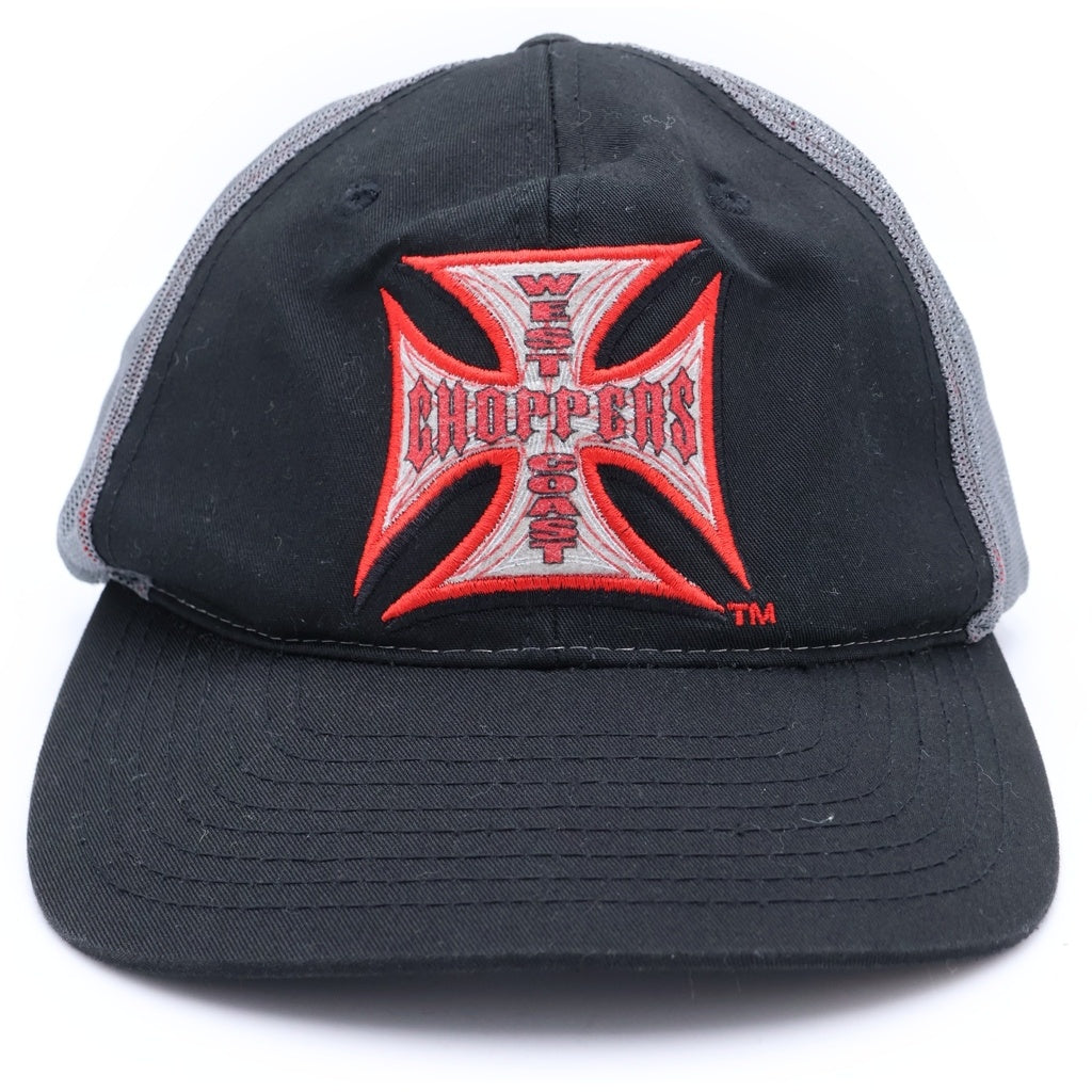 VINTAGE(ヴィンテージ) WEST COAST CHOPPERS (ウエスト コースト チョッパーズ) MESH CAP メッシュ キャップ ブラック/レッド