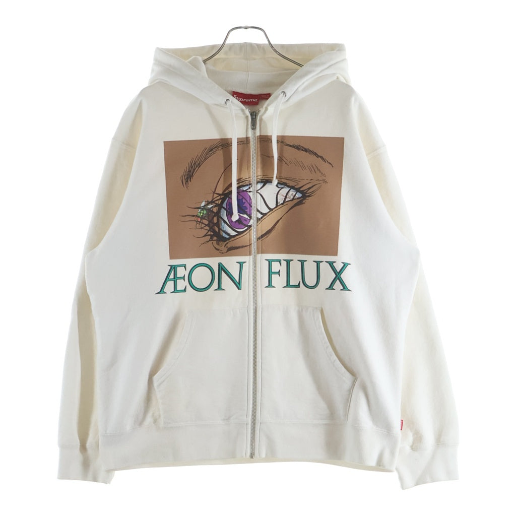 SUPREME(シュプリーム) 22SS Aeon Fiux Zip Up Hooded Sweatshirt イーオン フラックス ジップアップ スウェットシャツ パーカー フーディー ホワイト