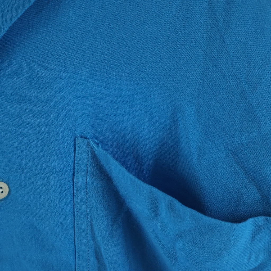 GAP(ギャップ) OLD GAP RAYON OPEN COLOR SHIRT レーヨン オープンカラー半袖シャツ ブルー