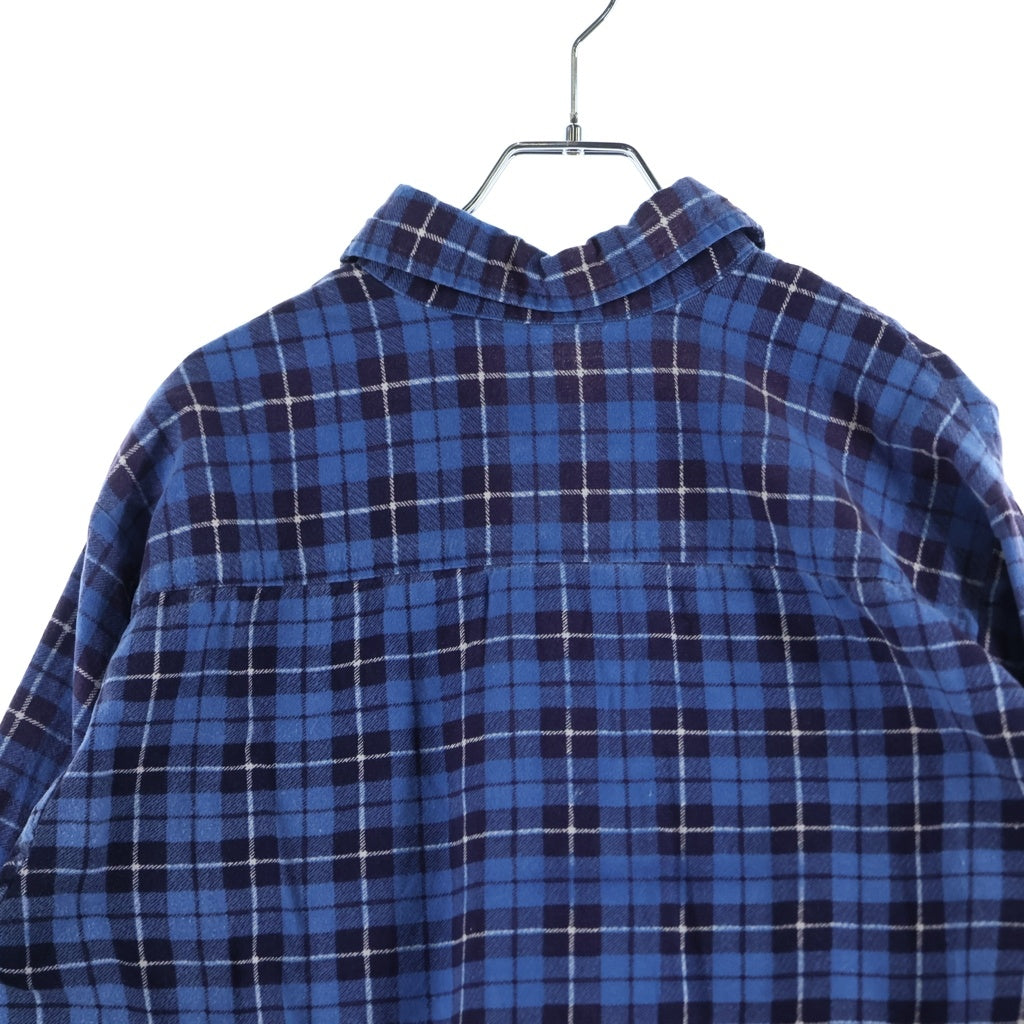 VINTAGE(ヴィンテージ) 60-70S FLANNEL L/S CHECK SHIRT フランネル チェック 長袖シャツ ブルー/ブラック/ホワイト