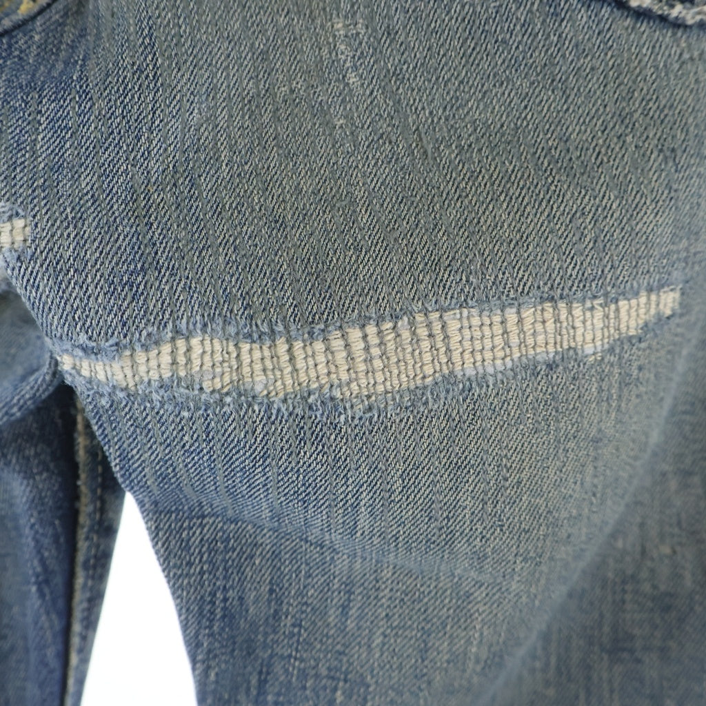 Levi's(リーバイス) 40-50S 501XX 47MODEL BIG E 片面タブ 革パッチ 隠しリベット 通常R 赤耳 デニムパンツ インディゴ