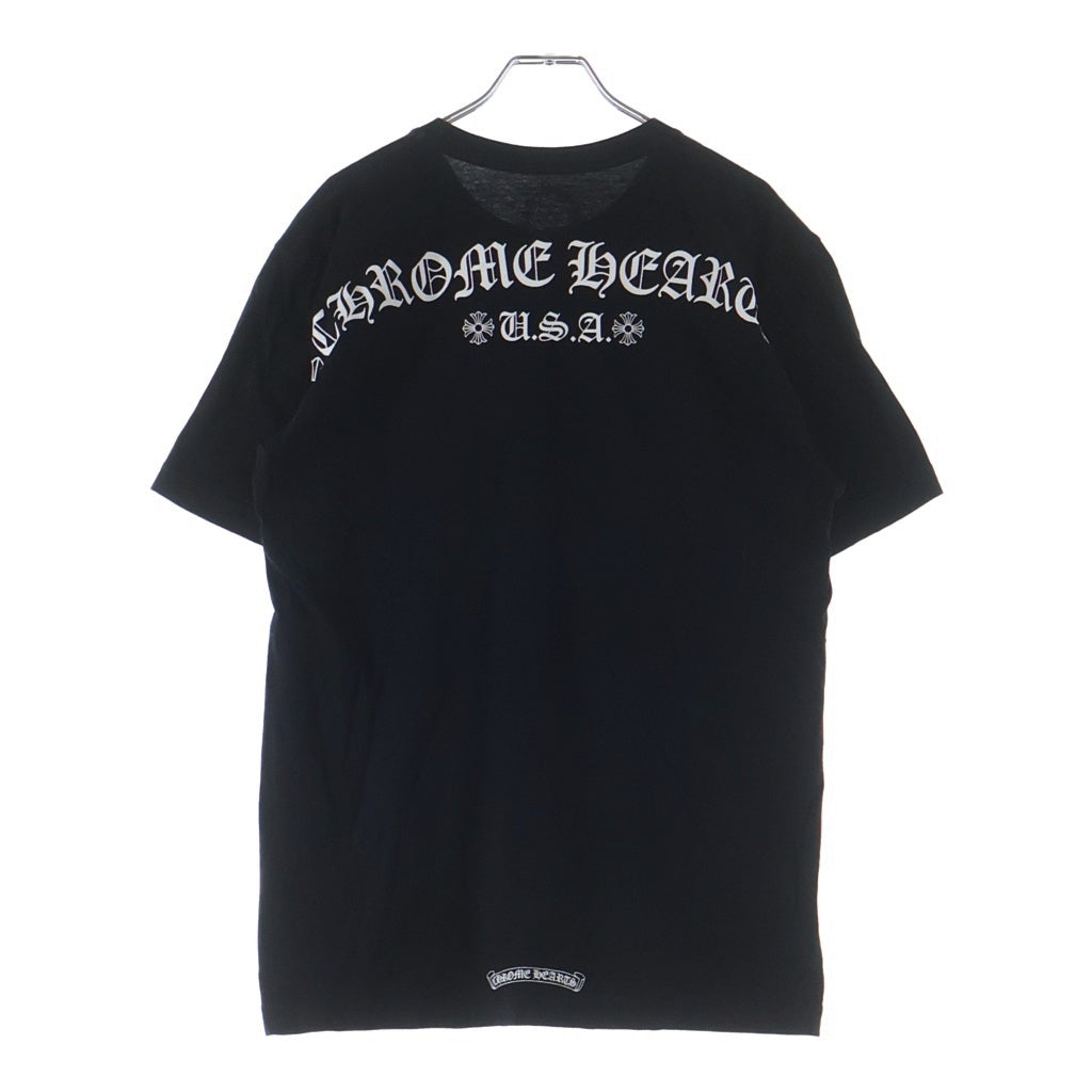 CHROME HEARTS(クロムハーツ) ARCH USA LOGO SCROLL RABEL TEE 