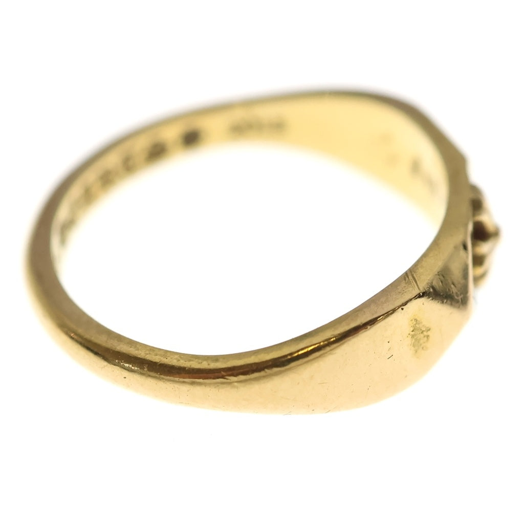 CHROME HEARTS(クロムハーツ) 22K BBBLGM PYRAMID PLUS バブルガム ピラミッドプラス ゴールドリング レディース